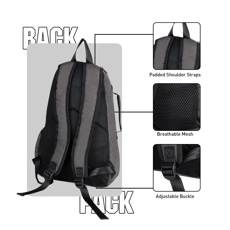 No branded Tennis Bag Tennis Backpack - Tennis Bags for Women and Men to Hold 1 or 2 Tennis Rackets/Racquets, Multifunctional Sports Bag - Image 5
